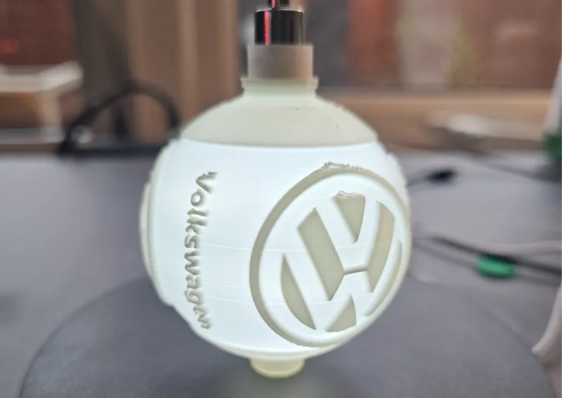 Volkswagen led Christmas bauble