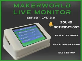 Makerworld Live Monitor ESP32