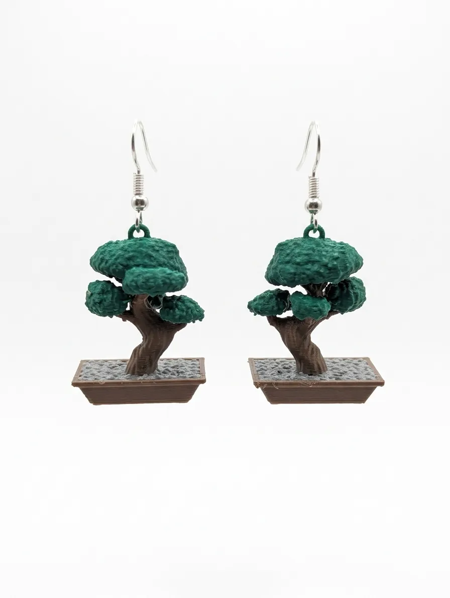 Bonsai earrings - 2 variants view 2