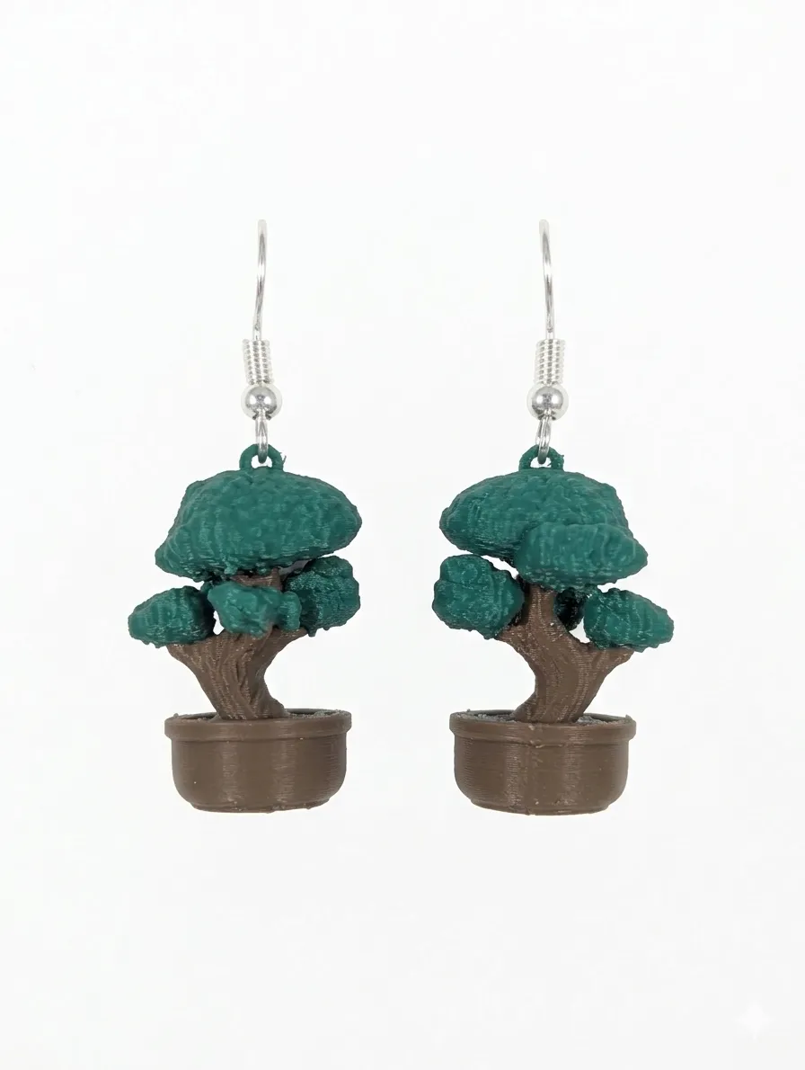 Bonsai earrings - 2 variants view 3