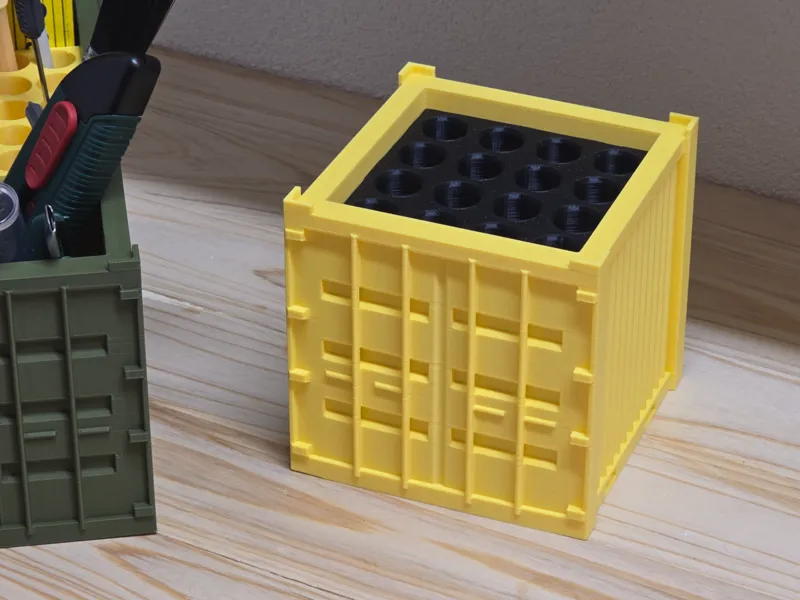Pen holder insert for container desk holder 