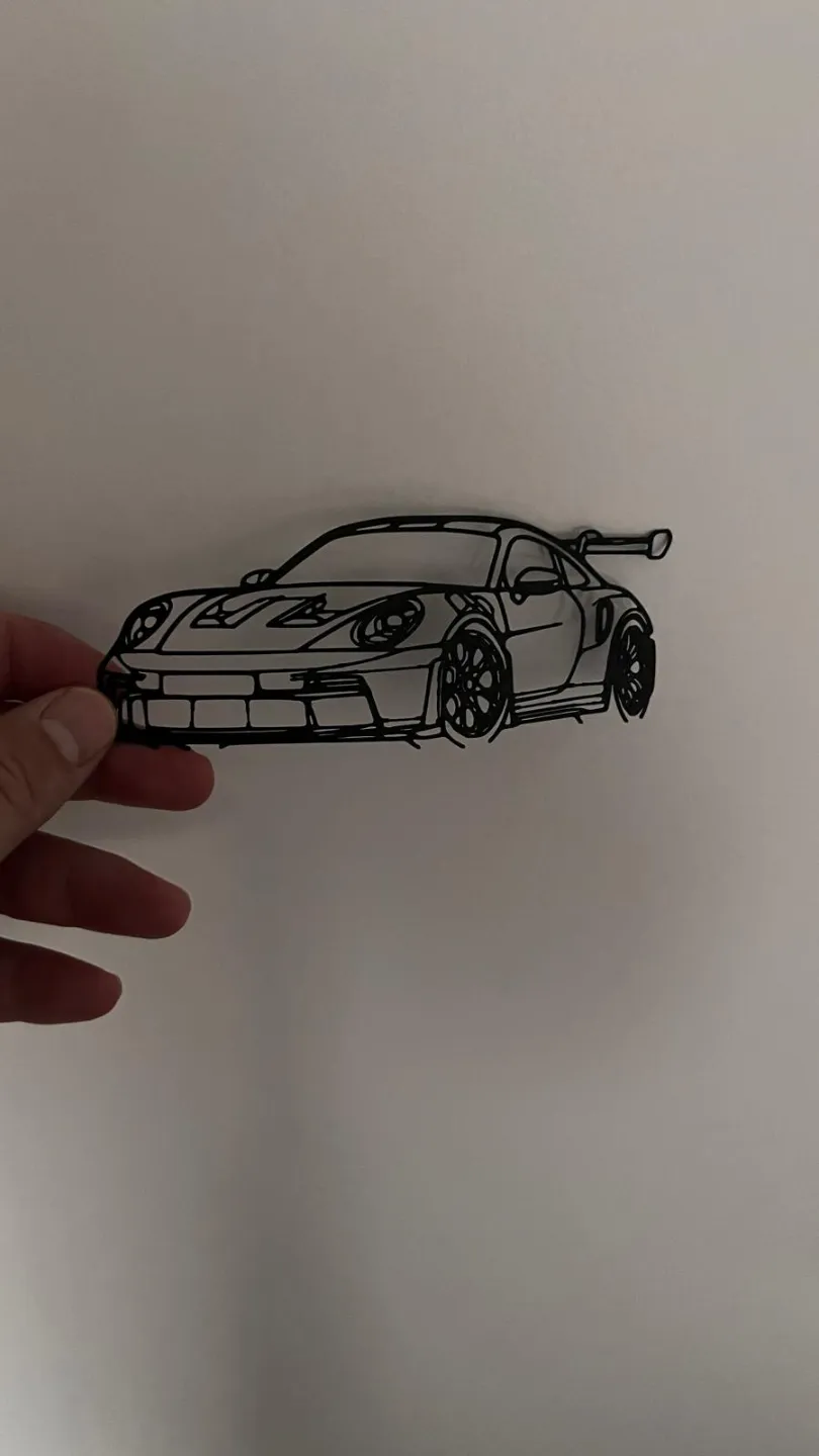 Wall Decor Porsche 911 - Free 3D Print Model - MakerWorld