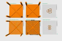 0.2mm layer, 4 walls, 5% infill, ca. 200-230 g pro Regal