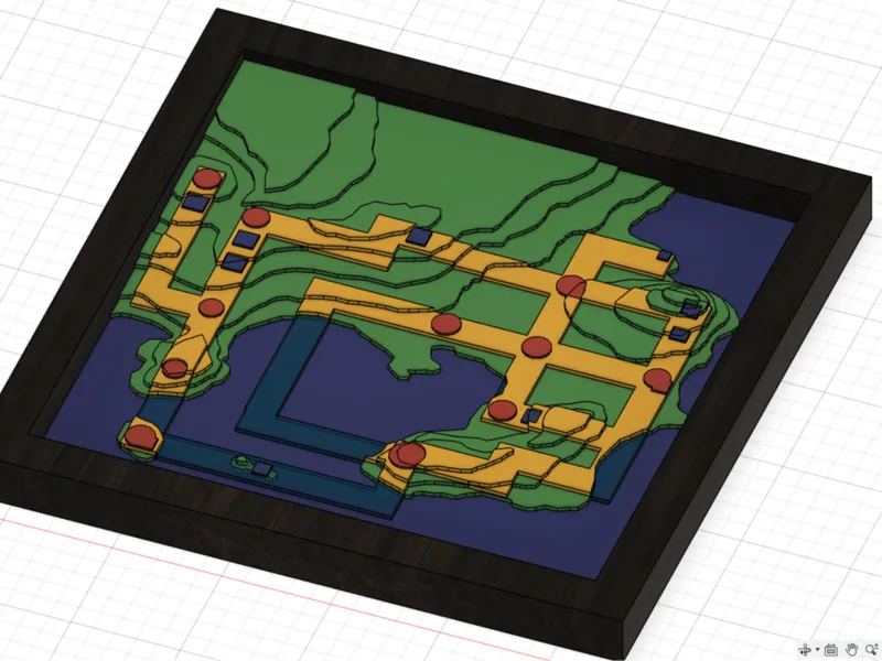 Pokemon Kanto 3D map