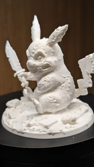 Accesorio para impresora 3D: Zombie Pikachu — vista de referencia 4