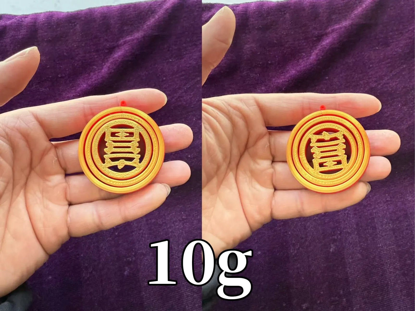 Miniatura 1 do modelo 3D 指尖旋转陀螺解压玩具（反正暴富）