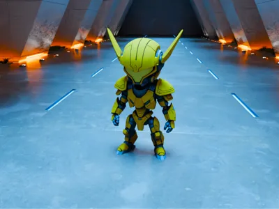 Robot Little Warrior