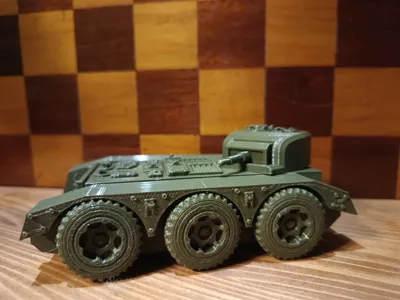 Suportless Armored Military Car (2 Guns Addons)