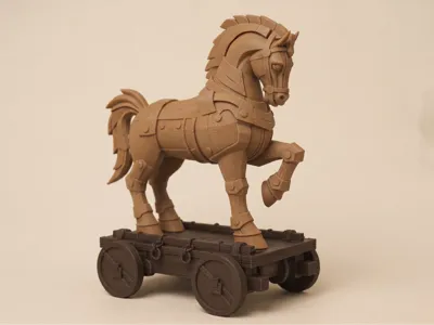Trojan Horse (Wood texture)