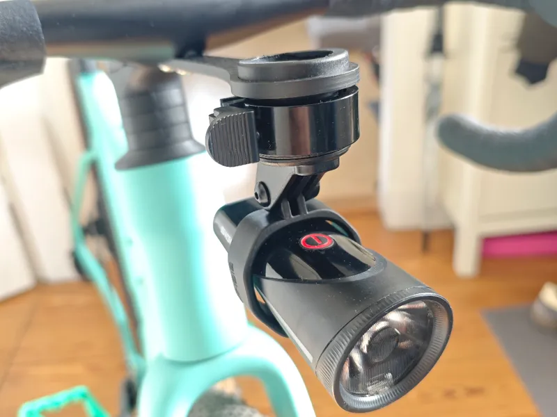 Aero Handlebar Bell & Light/Computer Mount