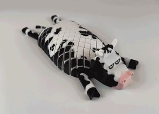 Flexi Cow: Articulated Desk Pet