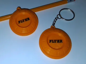 Clay Flyer Keychain