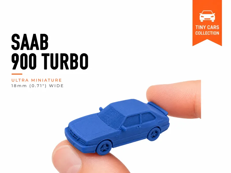 Tiny SAAB 900 Turbo - Mini Cars Series
