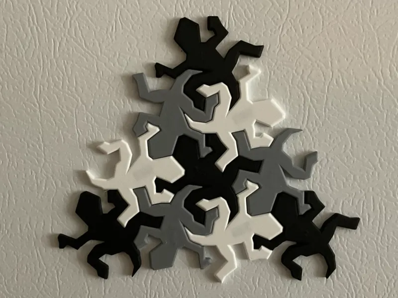 MC Escher Tessellating Lizard