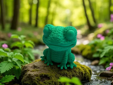 WovenRibbit – The Rattan Frog