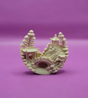Escenografía en miniatura: Chinese Garden Diorama — vista de referencia 3