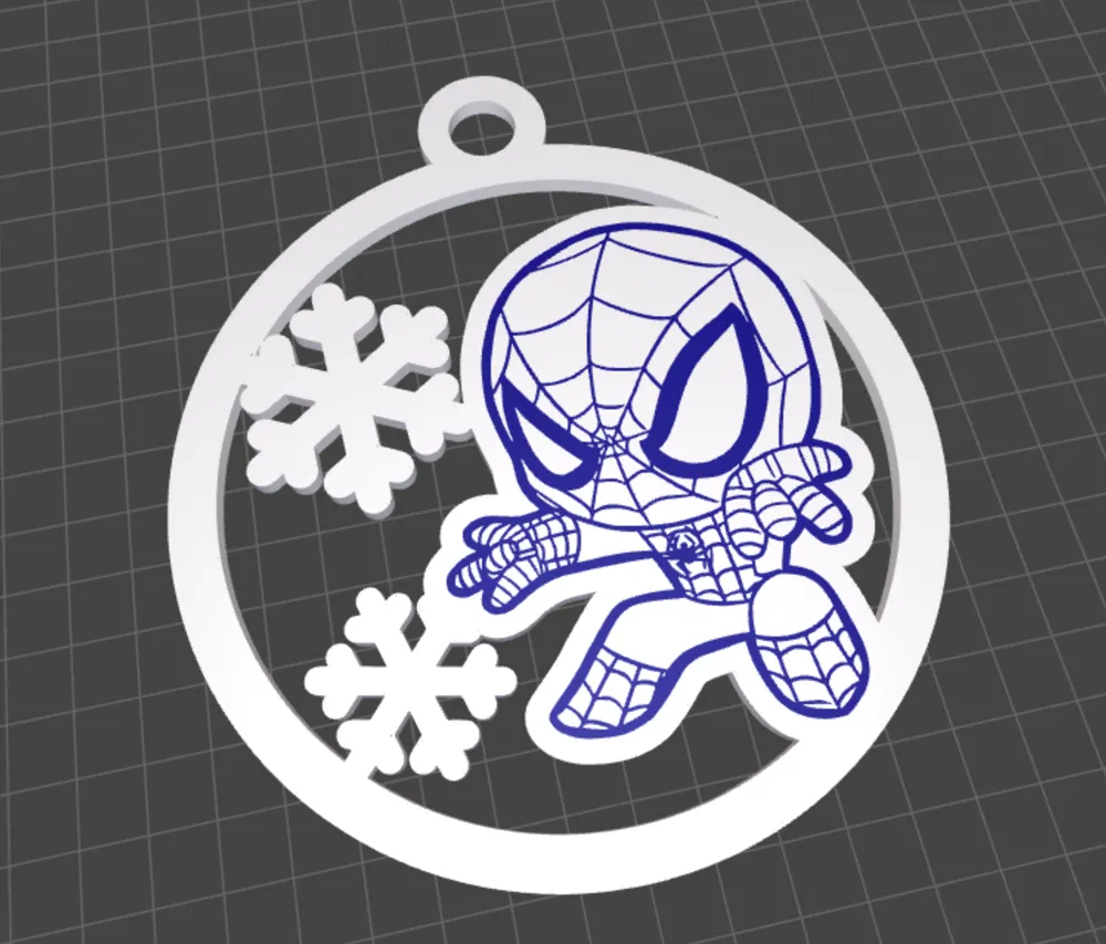 Spiderman Christmas Ornament By Lena99 MakerWorld spiderman-christmas-ornament-by-lena99-makerworld
