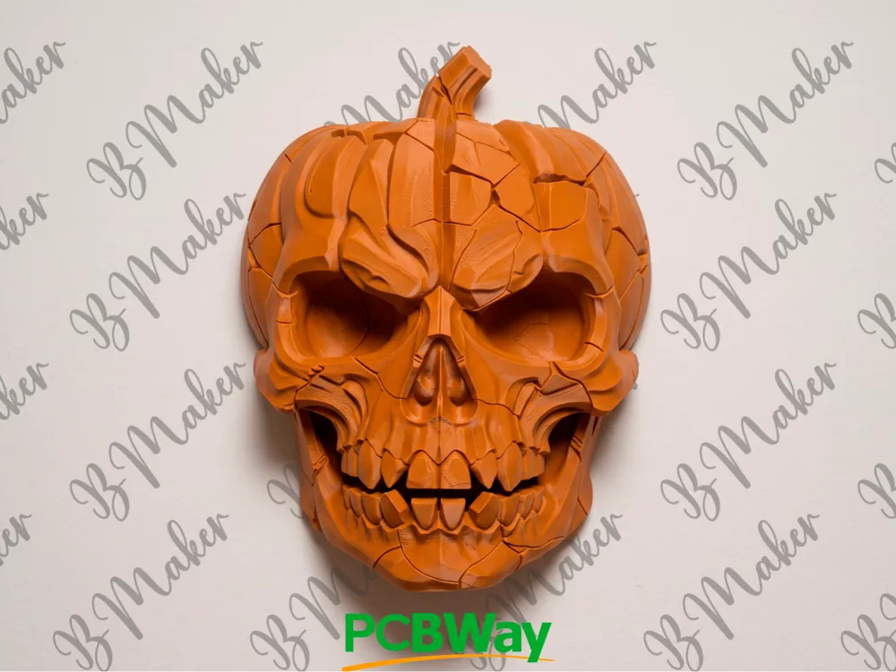 Adorno temático: Calabaza Calavera Halloween - Wall Art. Referencia del modelo original.