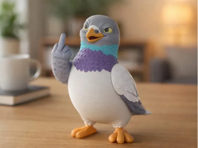 Pigeon rebelle