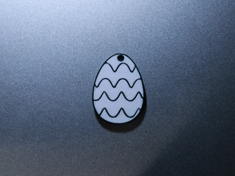 Wavy Easter Egg
