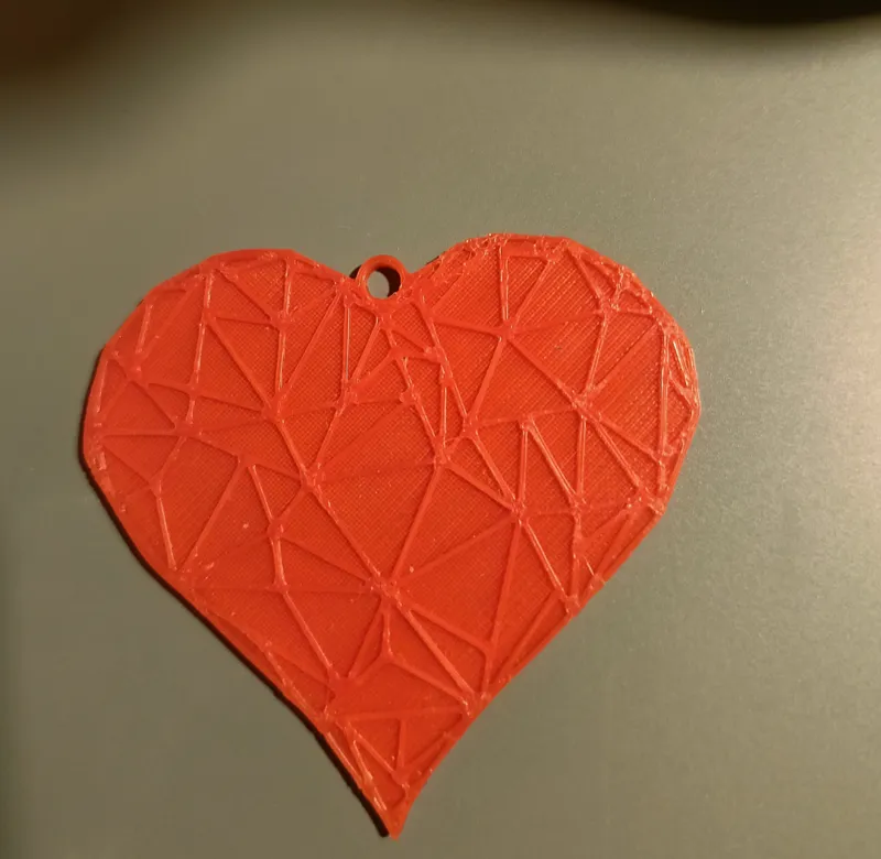 heart pendant Geometric