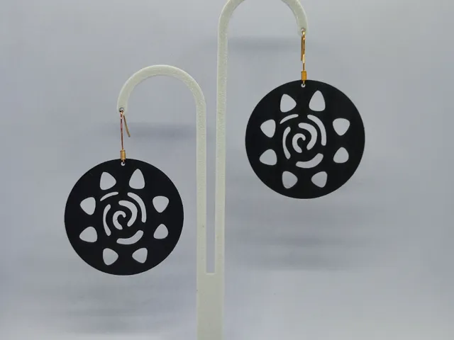 Aretes Flor Solar