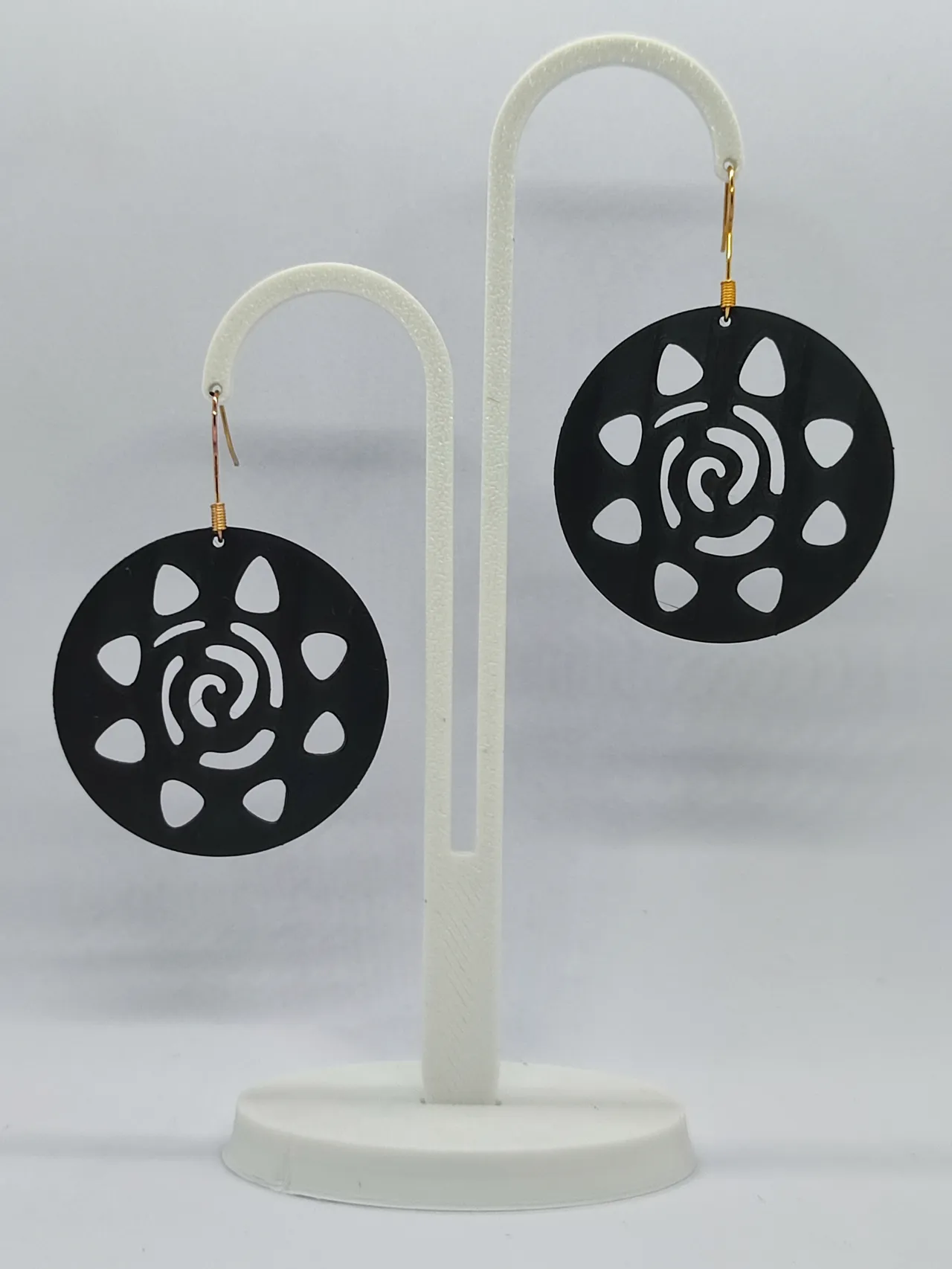 Aretes Flor Solar view 3