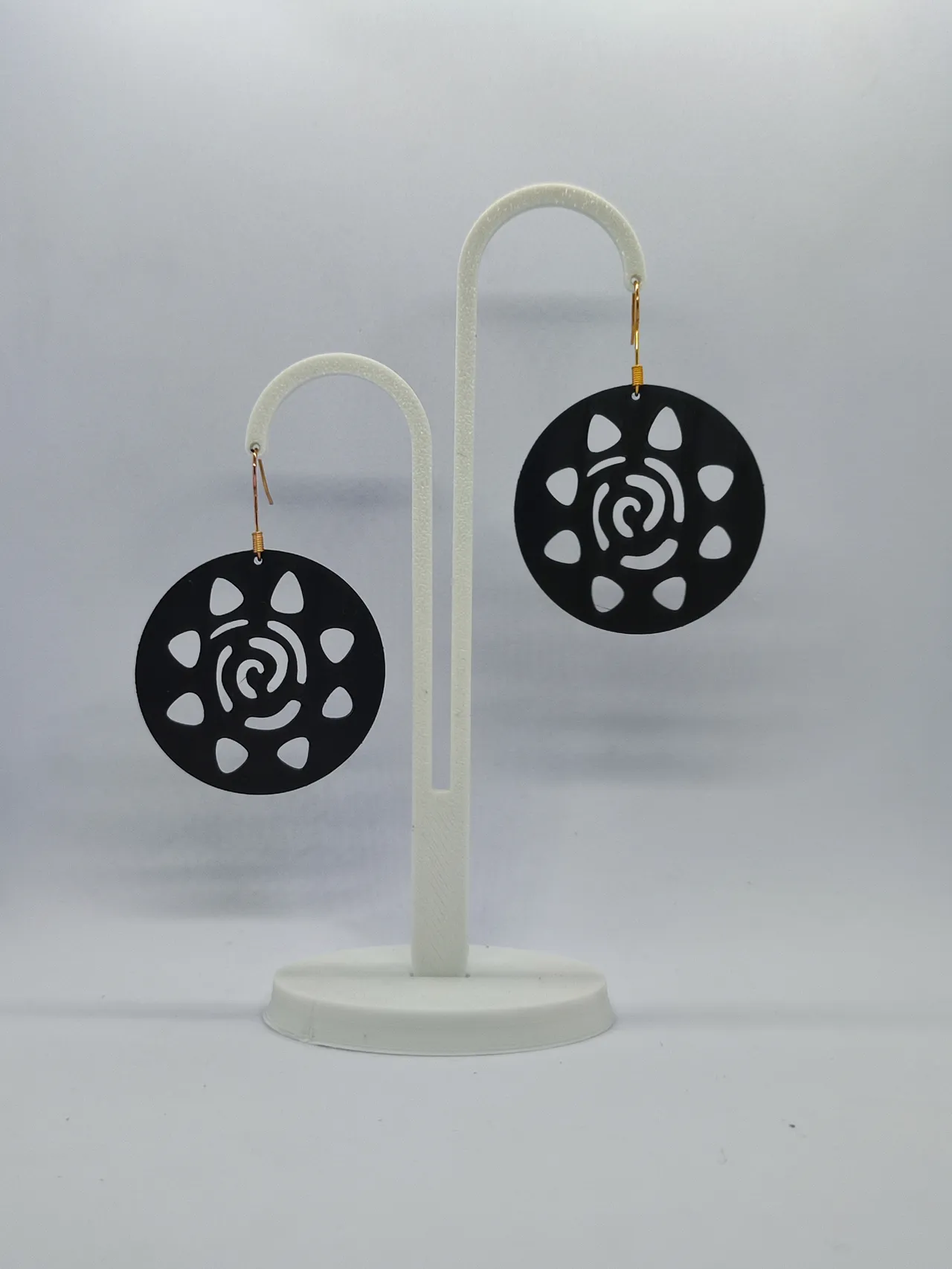 Aretes Flor Solar view 2