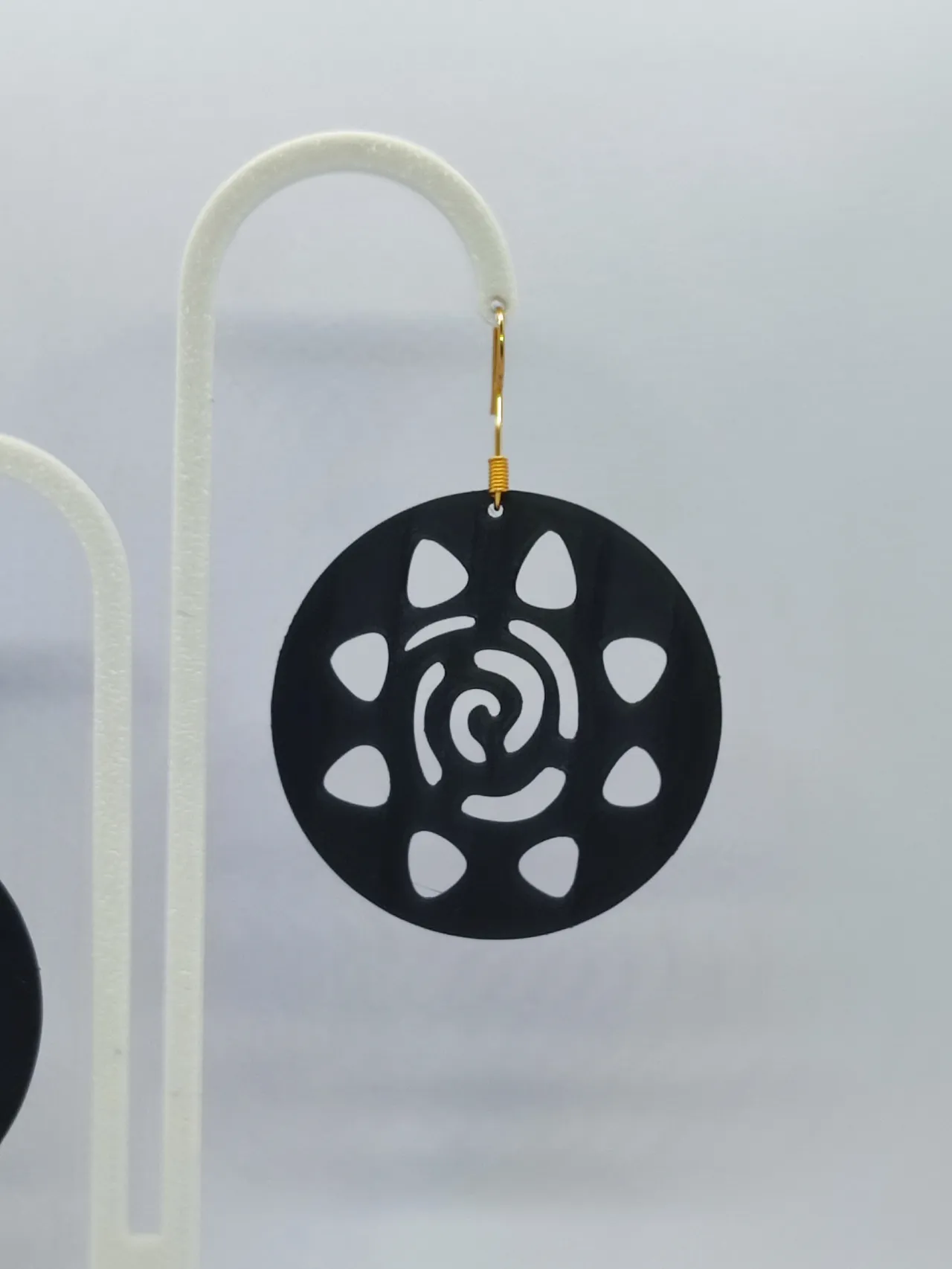 Aretes Flor Solar view 4