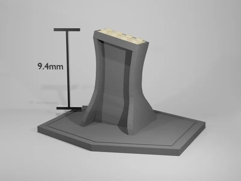 LEGOs stand 2x4 short