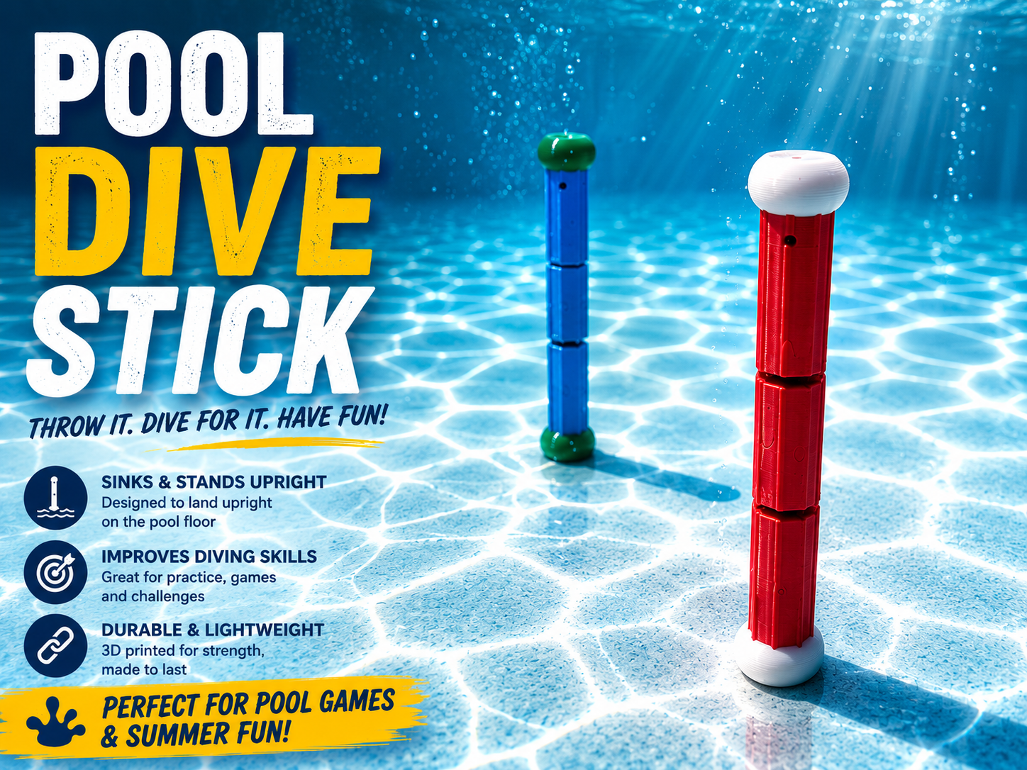 Miniatura 1 do modelo 3D Pool Dive Stick