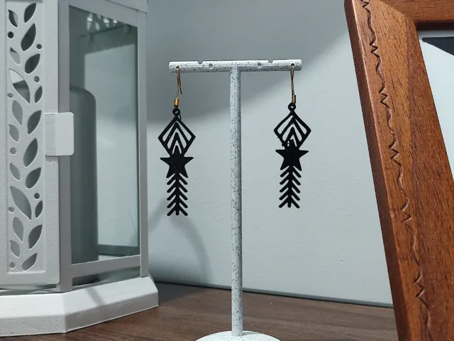Aretes Tótem Estelar