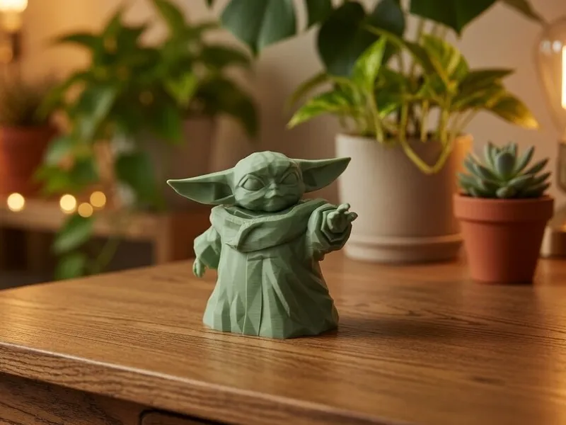 Low poly Grogu