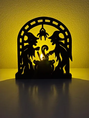 Accesorio de iluminación decorativa: Witchy Halloween Candle Holder — vista de referencia 4