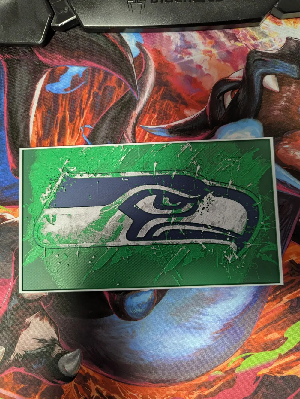 Seattle Seahawks HueForge - Free 3D Print Model - MakerWorld