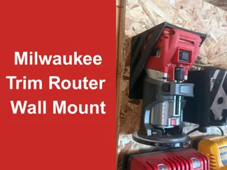 Milwaukee Compact Trim Router M18 Wall Mount