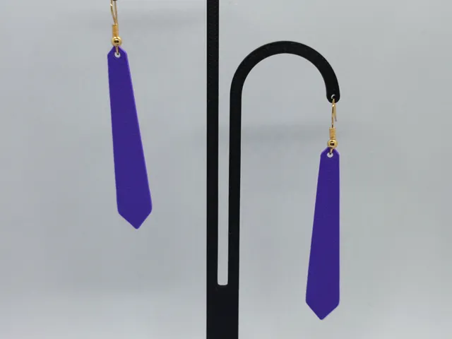 Pendientes corbata ligero