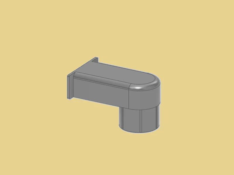 Monitor arm headphone holder insert