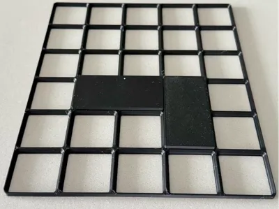 Gridfinity Base plate Spacer / Connector 2x1   