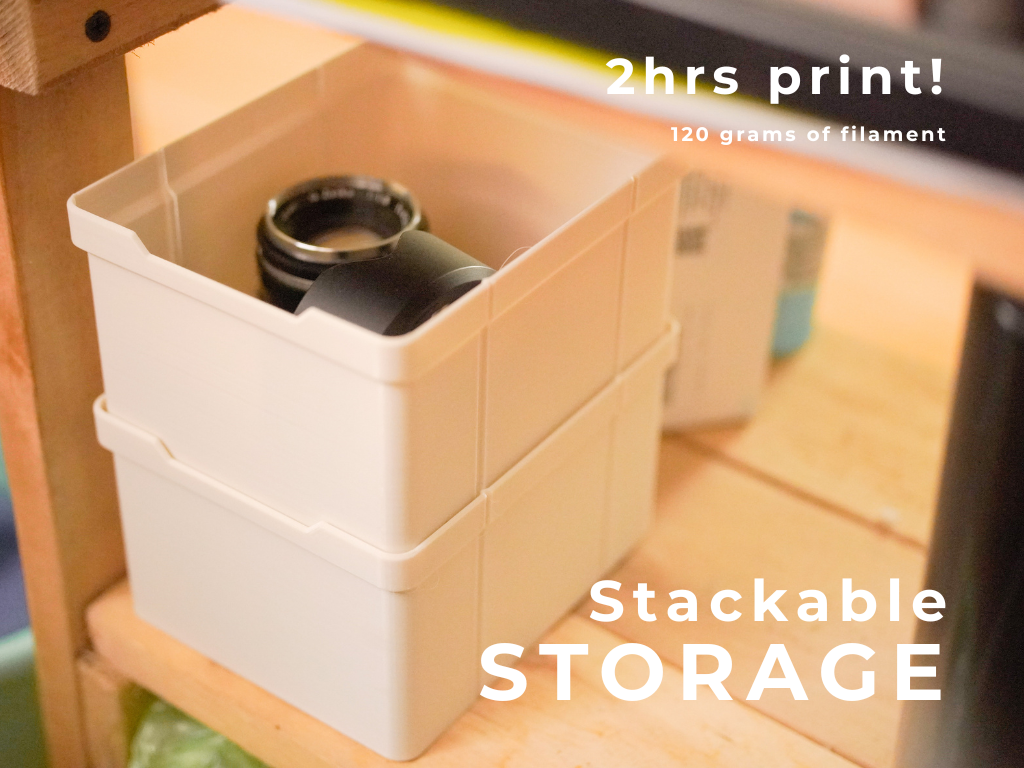 Stak! Simple and Solid Stackable storage