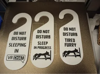 funny do not disturb door hangers