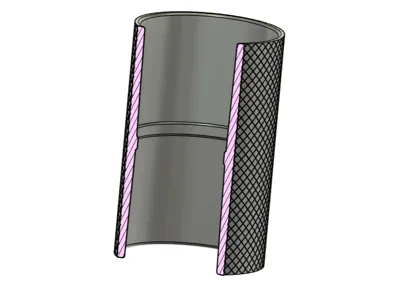 2.5in shop vac hose coupler