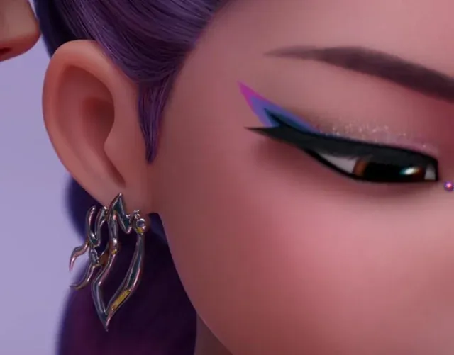 KPop Demon Hunters Rumi Earrings view 2