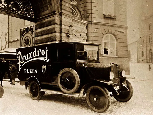 Old Plzen Prazdroj Truck