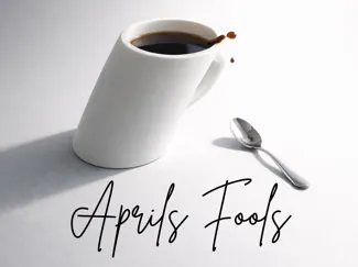 Tilted Mug - April Fools!