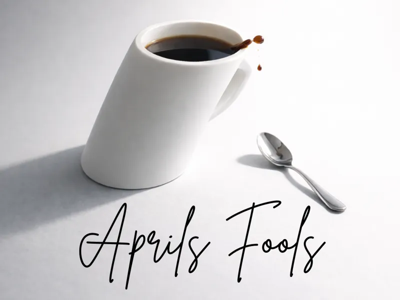 Tilted Mug - April Fools!