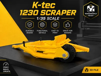 K-Tec 1230 Scraper 1/35 Scale 