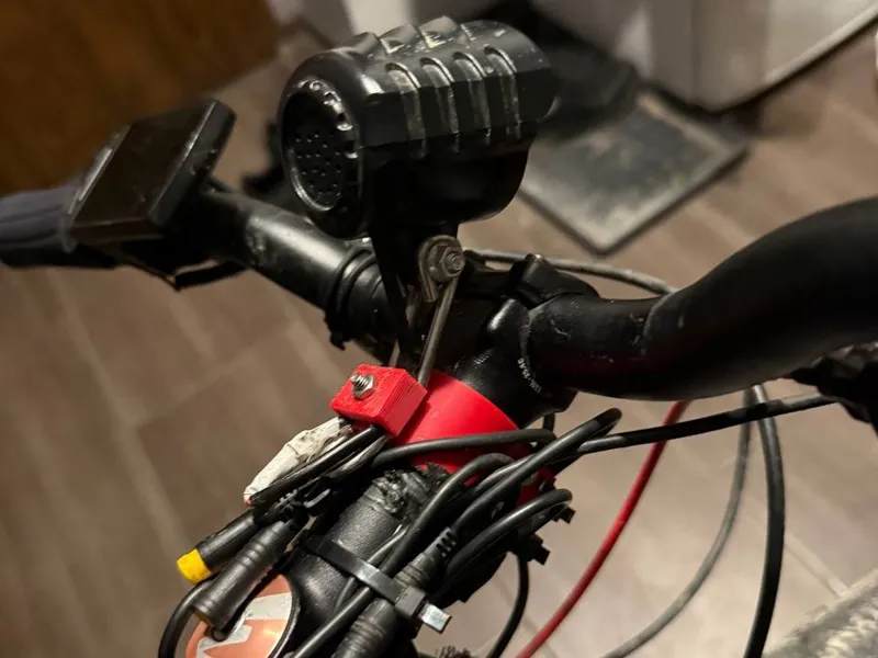 Bafang light mount with cable management