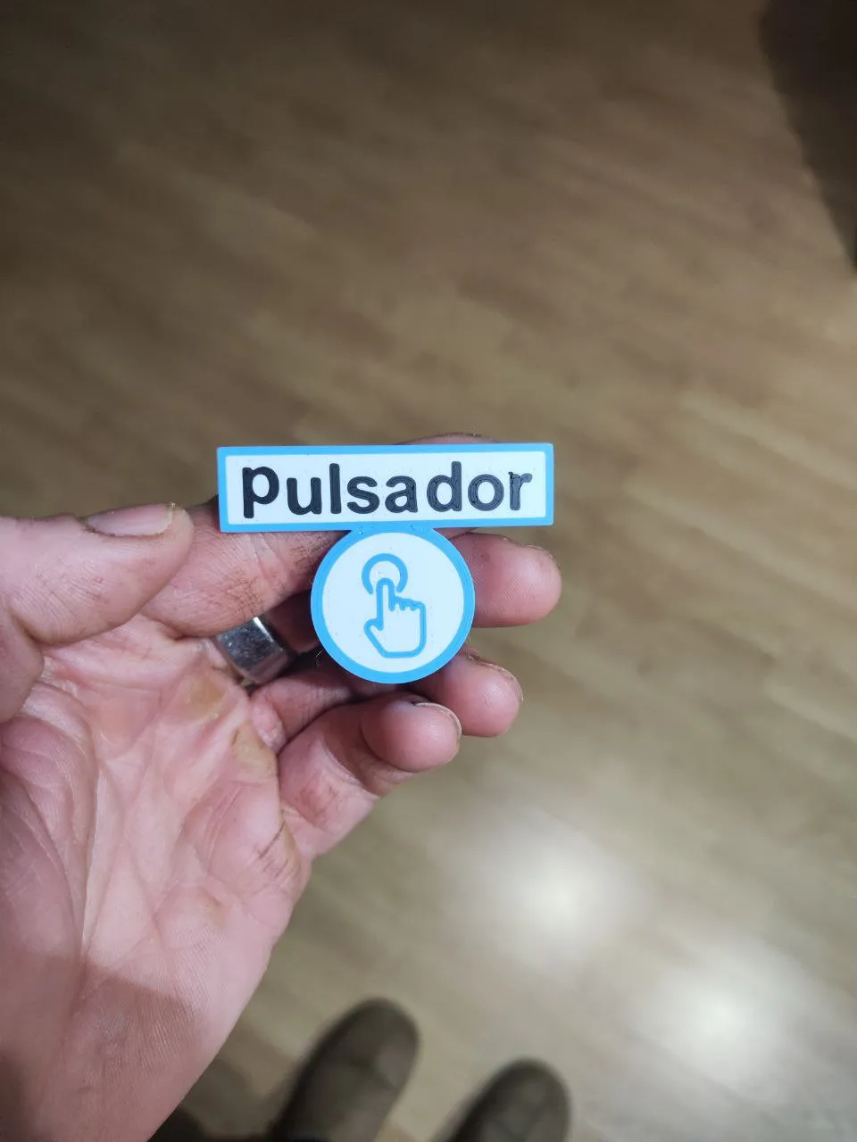 Push Button Poster Your Name-PUSH BUTTON POSTER NAME - Free 3D Print ...