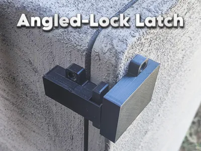 Angled-Lock Latch